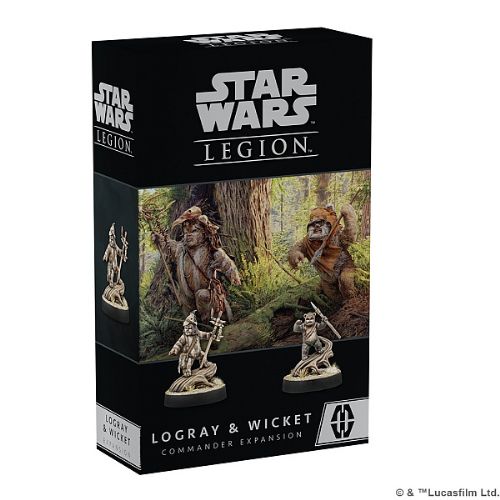 Star Wars Legion Logray and Wicket Commander Expansion